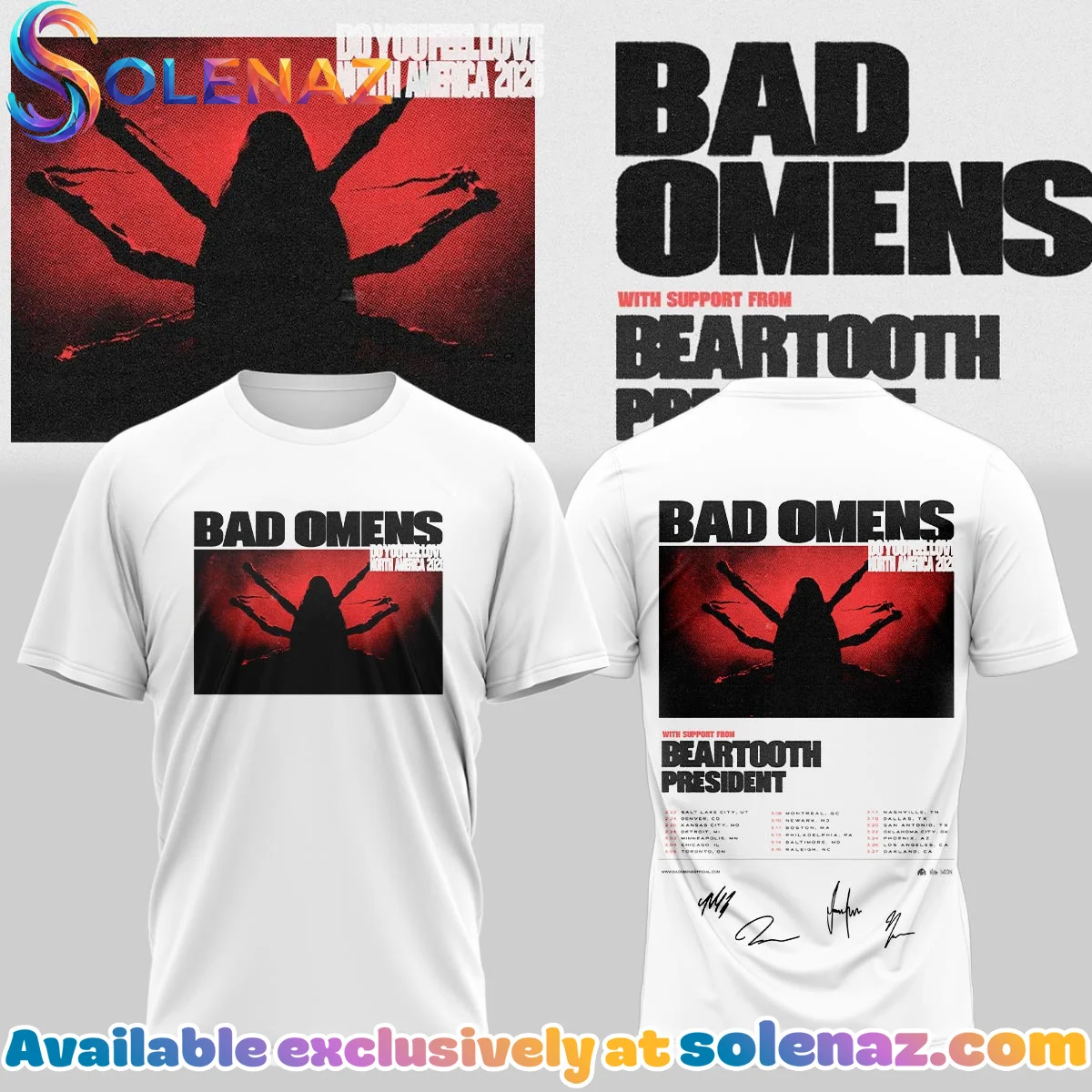 Bad Omens Do You Feel Love Tour Shirt & Hoodie [Batch 28]