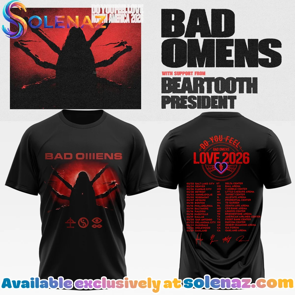 Bad Omens Do You Feel Love Tour Shirt & Hoodie - Variant 11
