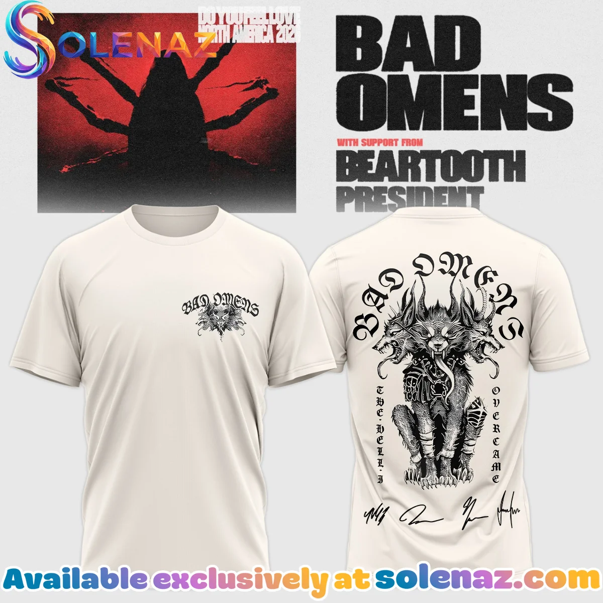 Bad Omens Do You Feel Love Tour Shirt & Hoodie - Series 14