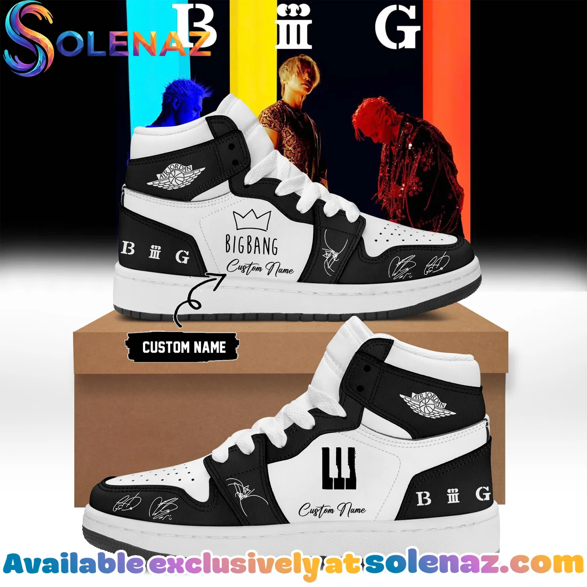 BB WORLD TOUR XX COSMOS Custom Air Force 1 & Jordan 1 Shoes - Variant 3