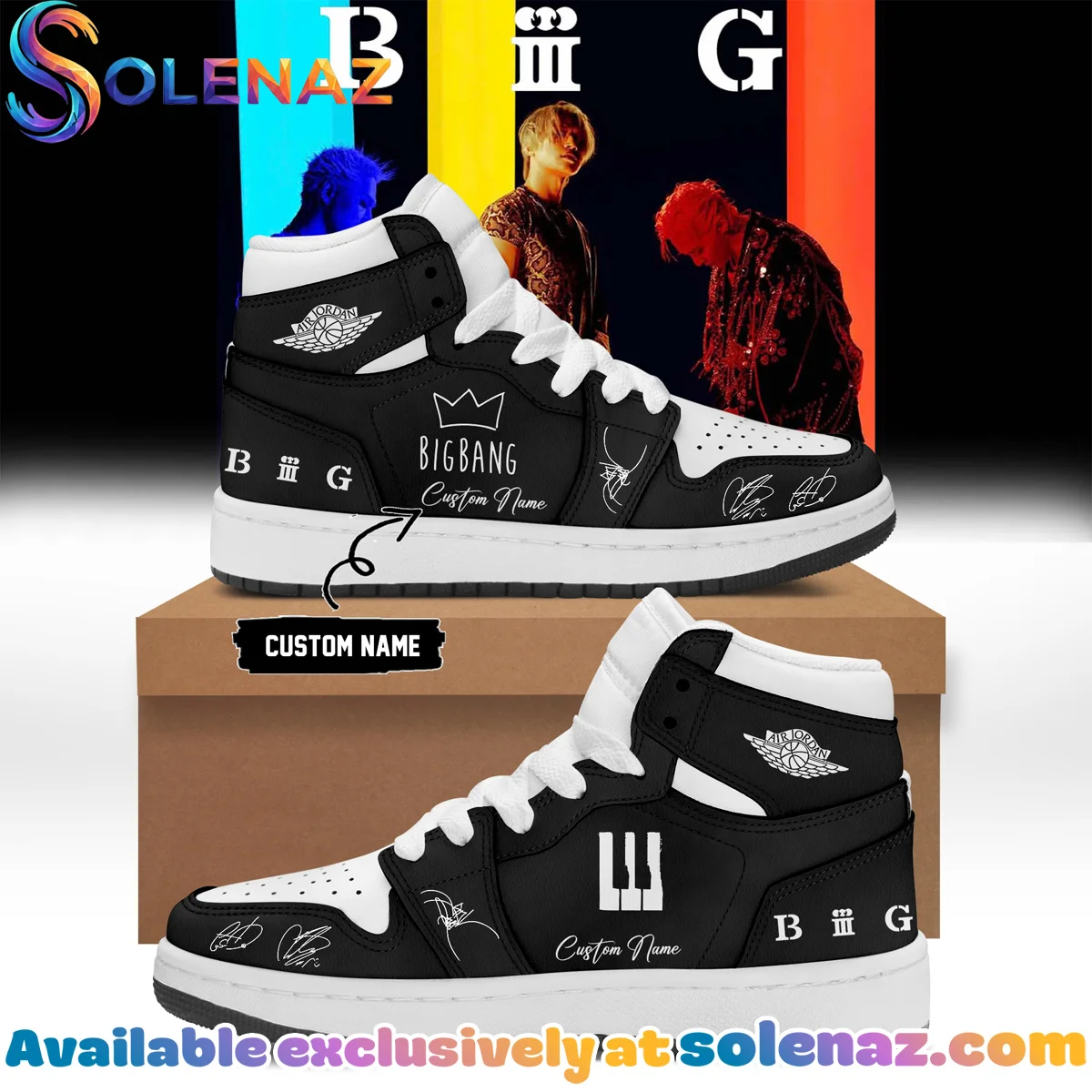 BB WORLD TOUR XX COSMOS Custom Air Force 1 & Jordan 1 Shoes - Series 5