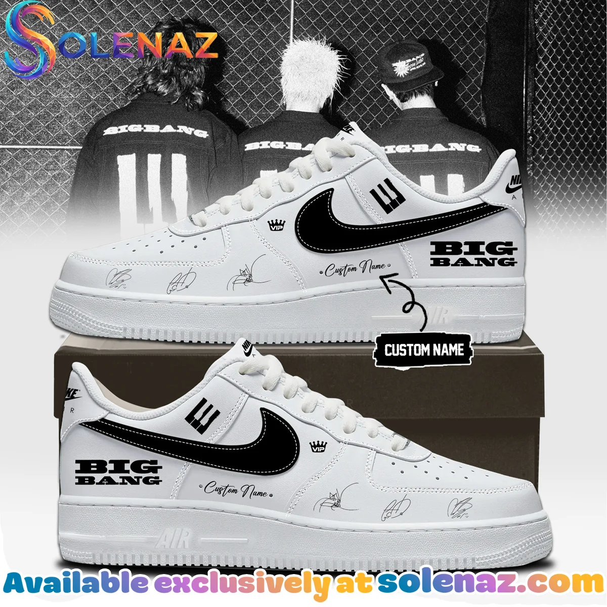 Big Bang Custom Air Force 1 & Jordan 1 Shoes [Drop 9]