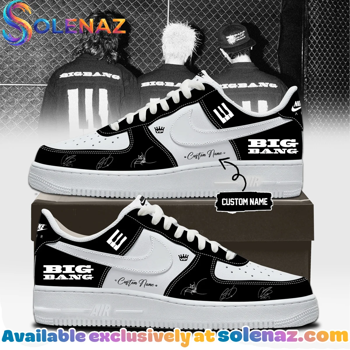 Big Bang Custom Air Force 1 & Jordan 1 Shoes (Style 10)