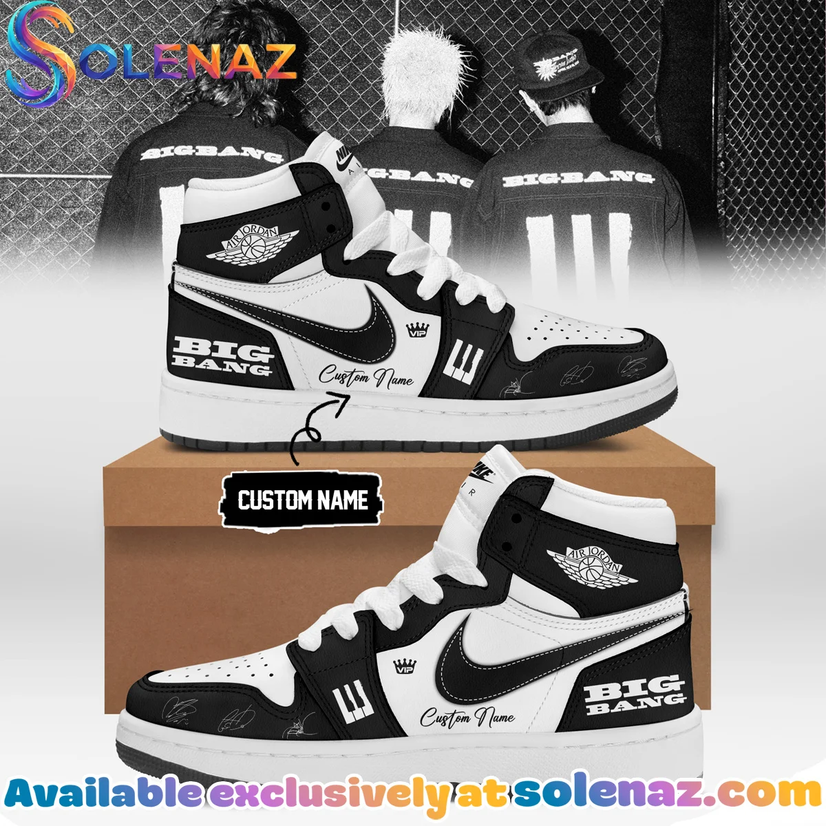 Big Bang Custom Air Force 1 & Jordan 1 Shoes - Part 8