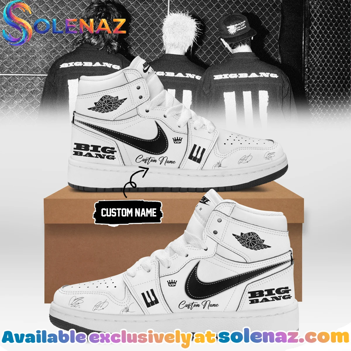 Big Bang Custom Air Force 1 & Jordan 1 Shoes [Drop 7]