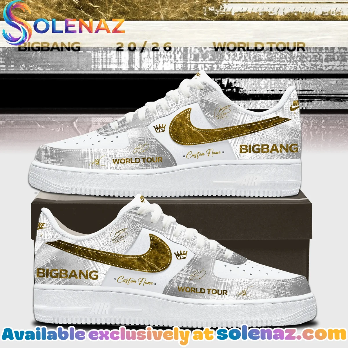 Big Bang Custom Air Force 1 & Jordan 1 Shoes (Release 2)