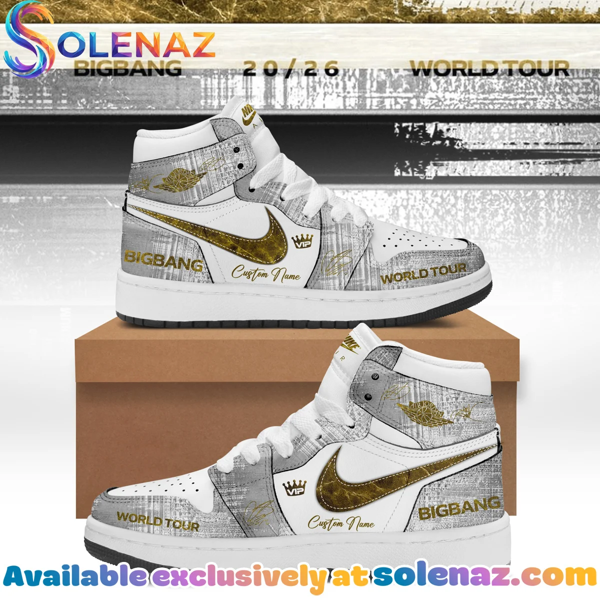 Big Bang Custom Air Force 1 & Jordan 1 Shoes (Style 3)