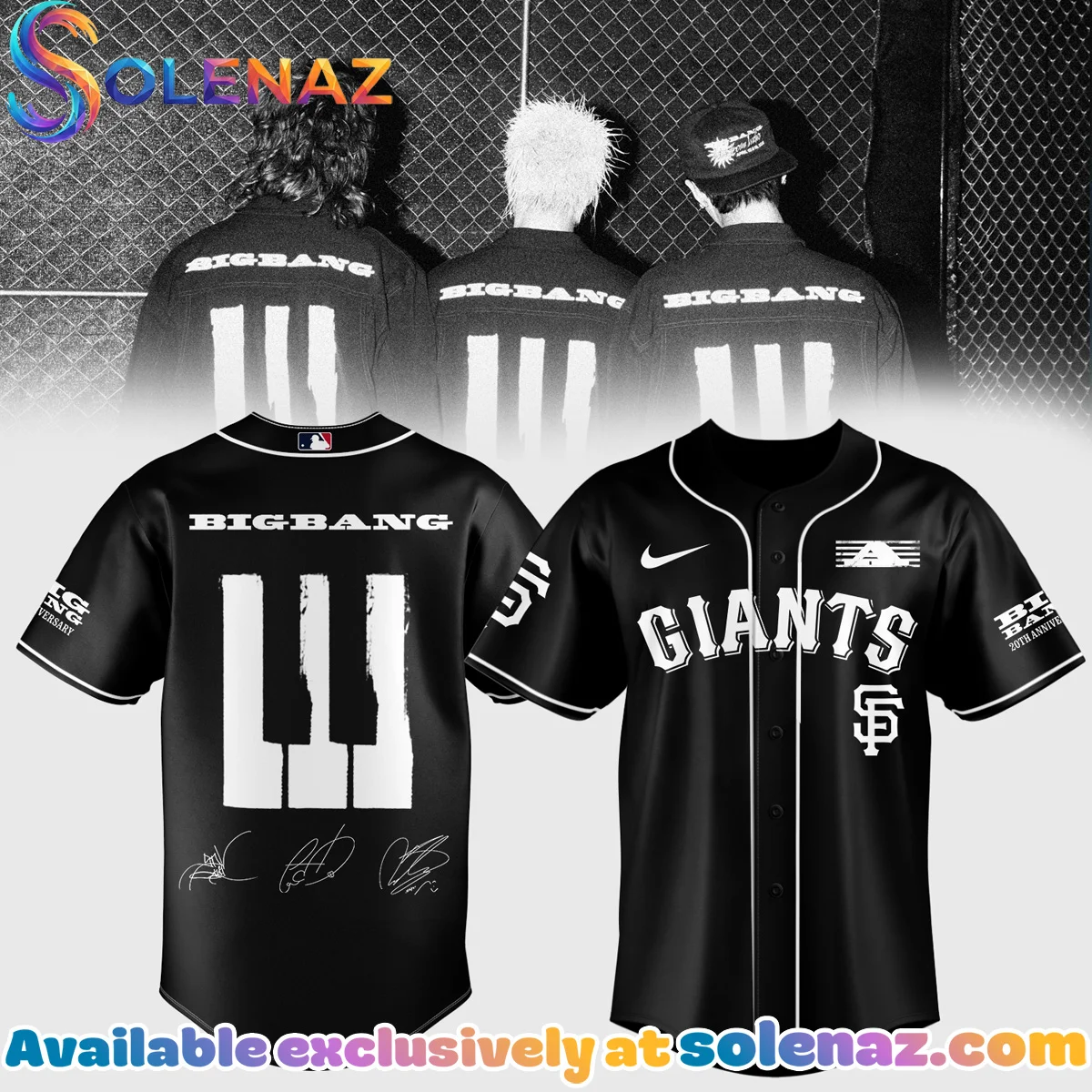 Big Bang x MLB Jersey Big Bang x MLB Jersey