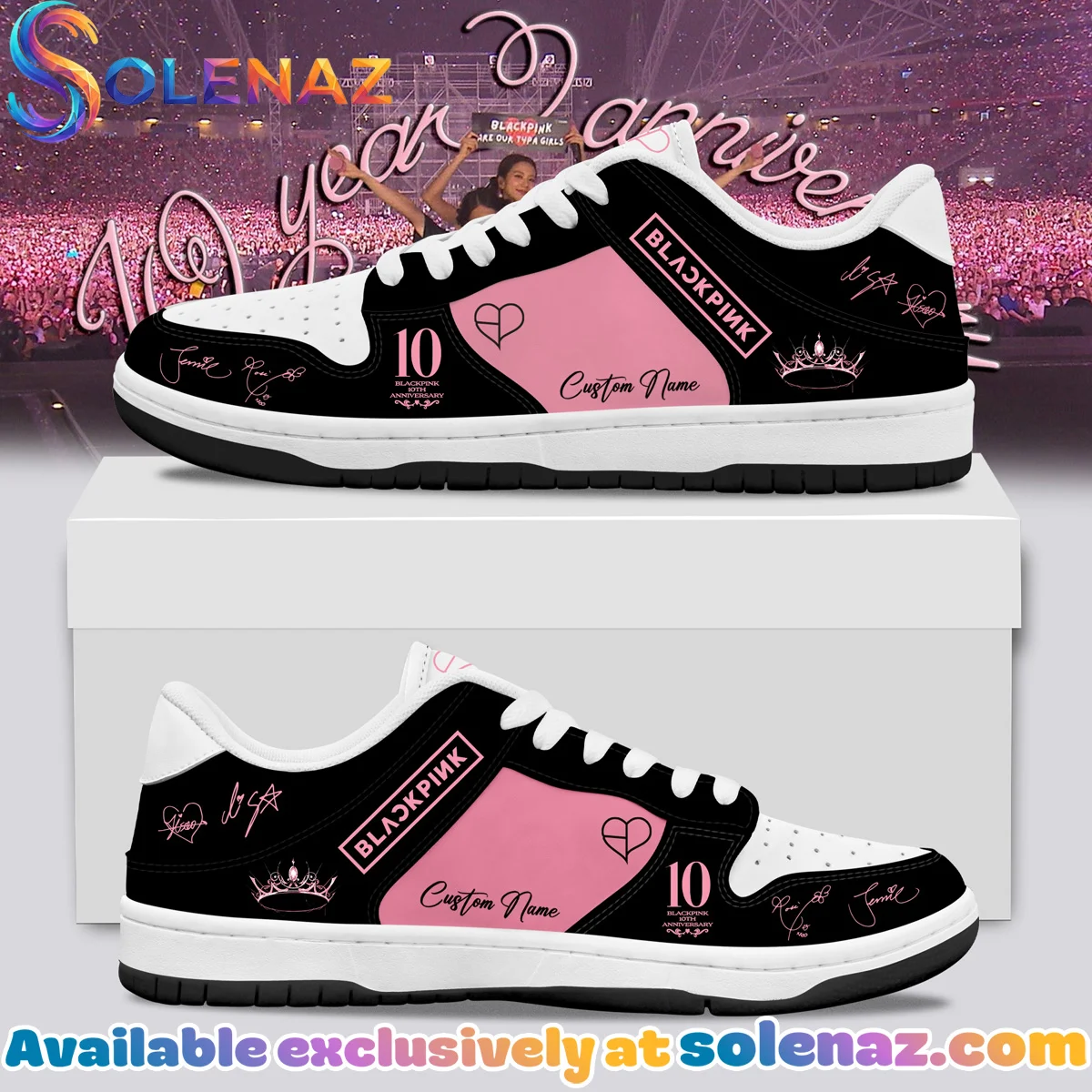 BLACKPINK Signature Custom Air Force 1 & Jordan 1 Shoes - Variant 1