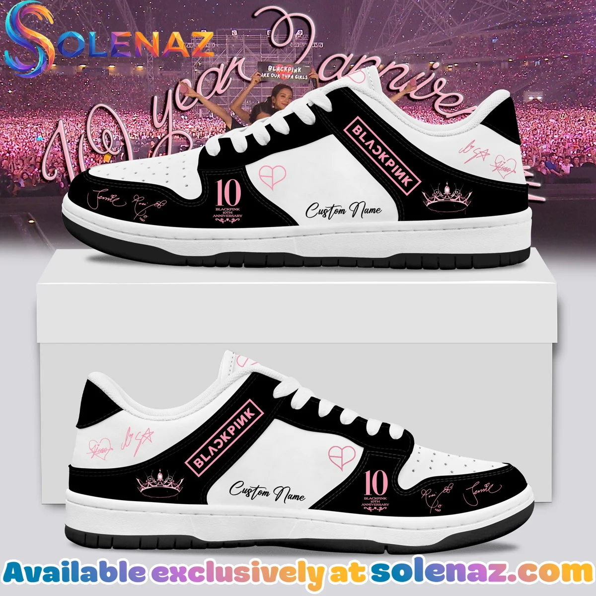 BLACKPINK Signature Custom Air Force 1 & Jordan 1 Shoes (Release 2)