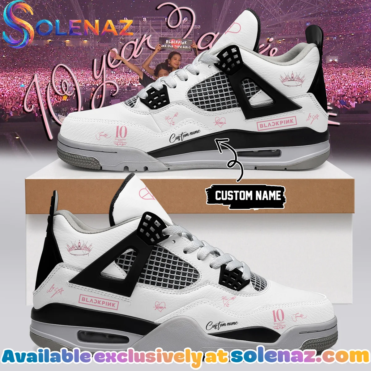 BLACKPINK Signature Custom Air Force 1 & Jordan 1 Shoes [Drop 4]