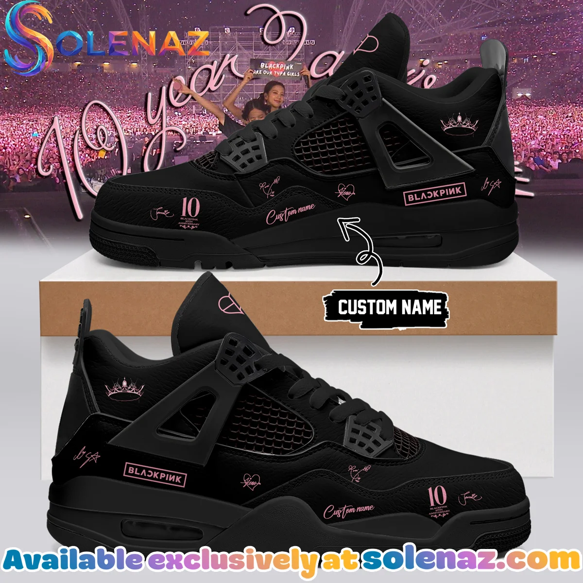 BLACKPINK Signature Custom Air Force 1 & Jordan 1 Shoes (Release 5)