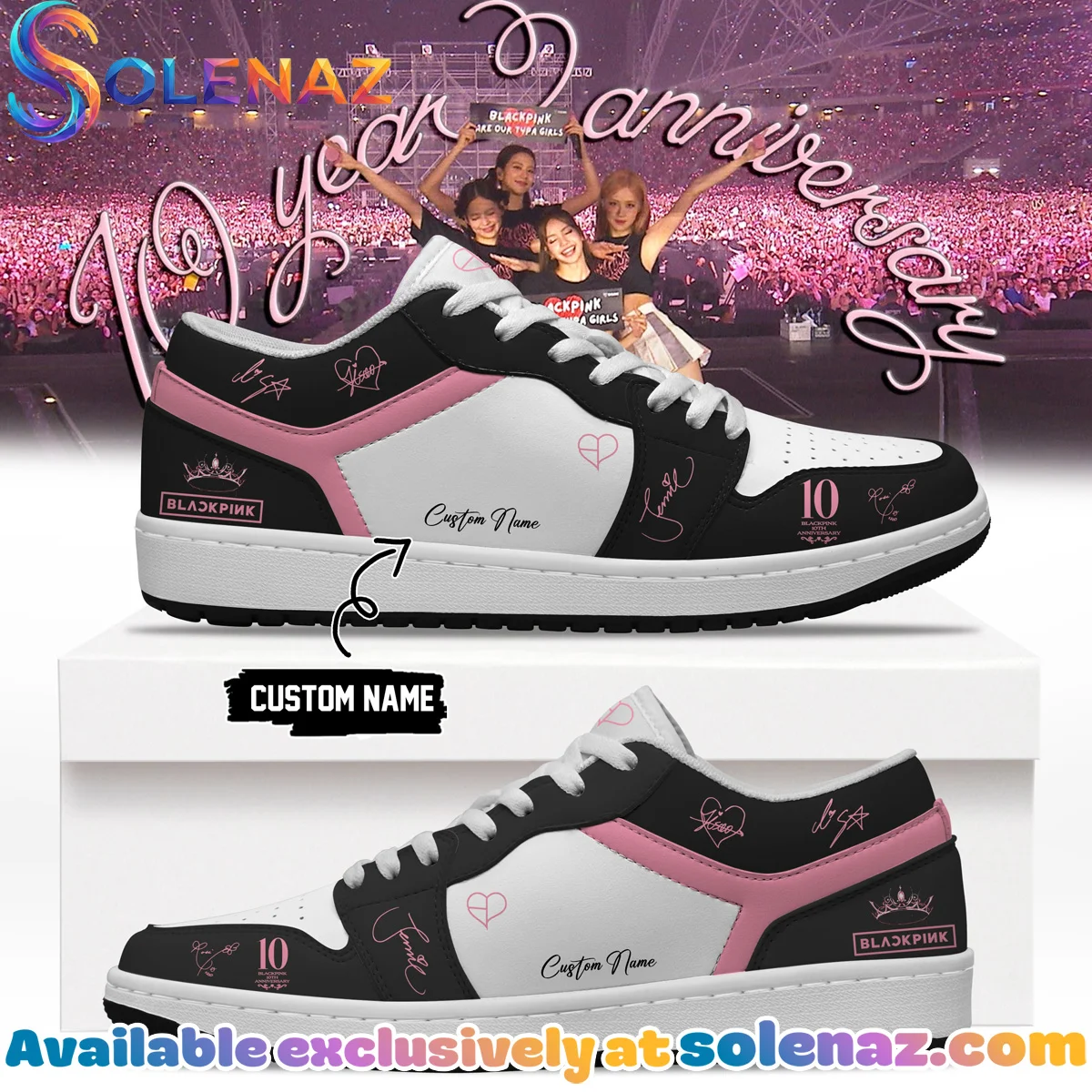 BLACKPINK Signature Custom Air Force 1 & Jordan 1 Shoes [Drop 8]
