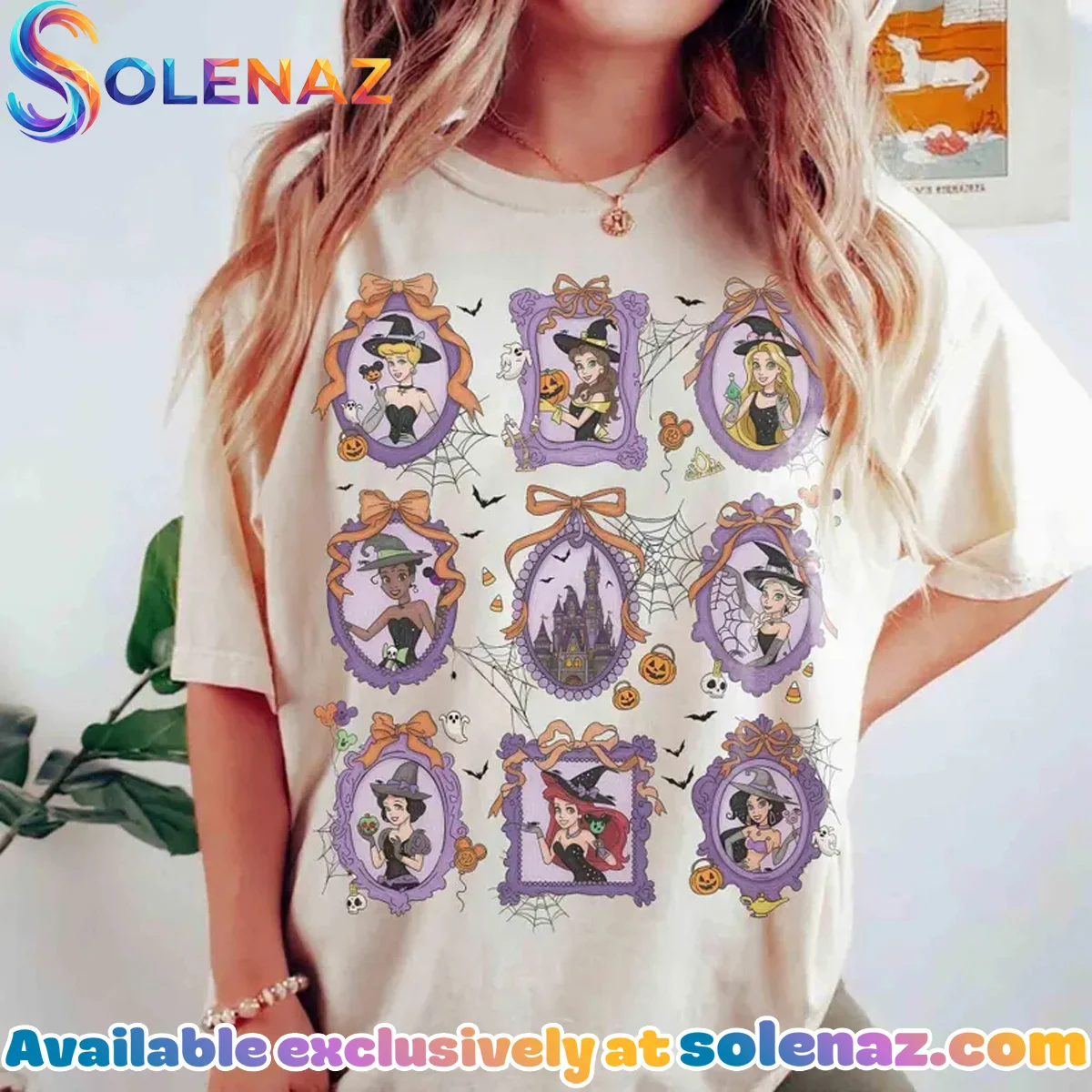 Disney Princess Belle Elsa Tiana Cinderella Halloween Shirt & Hoodie