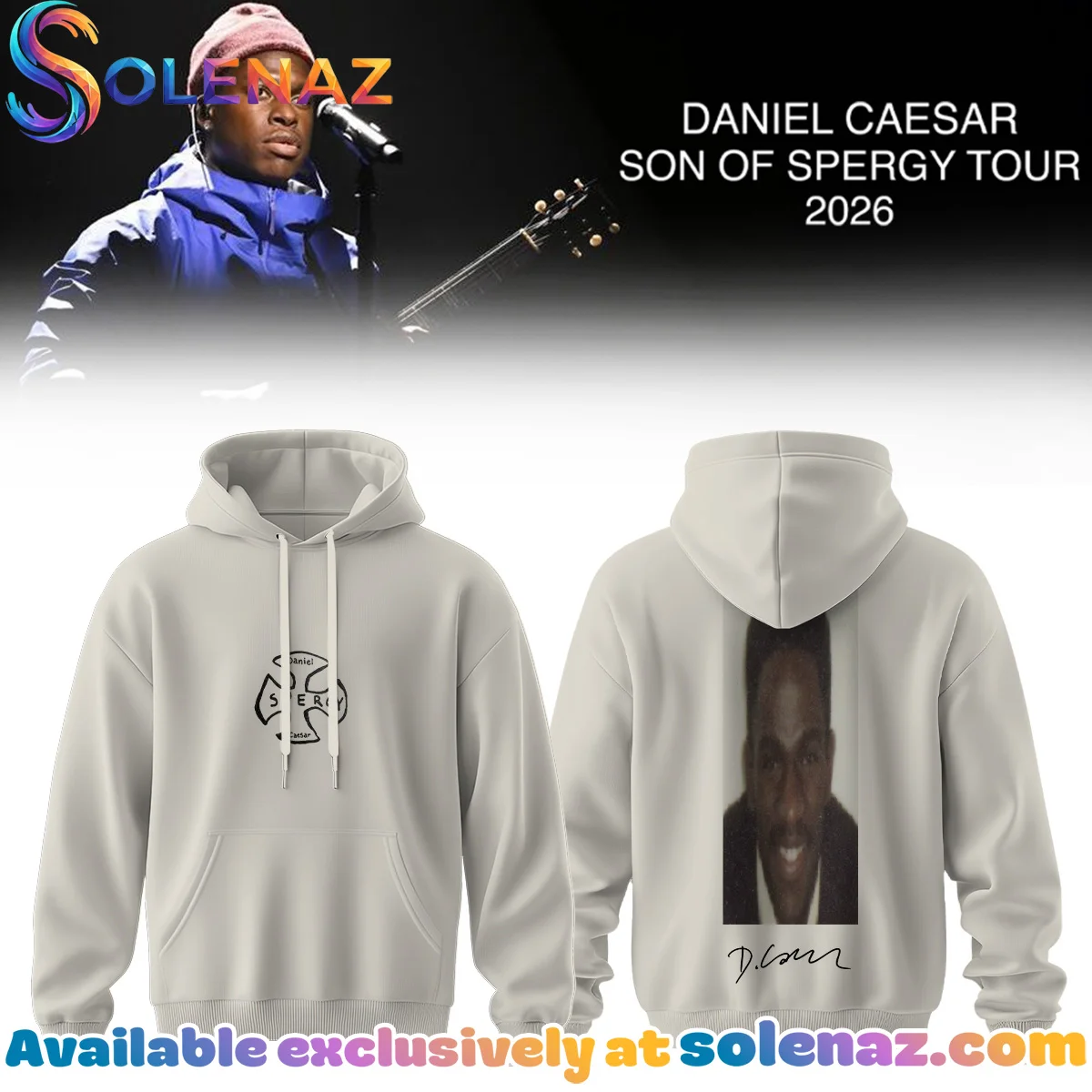 Daniel Caesar Son of Spergy Tour T-Shirt & Hoodie (Design 2)