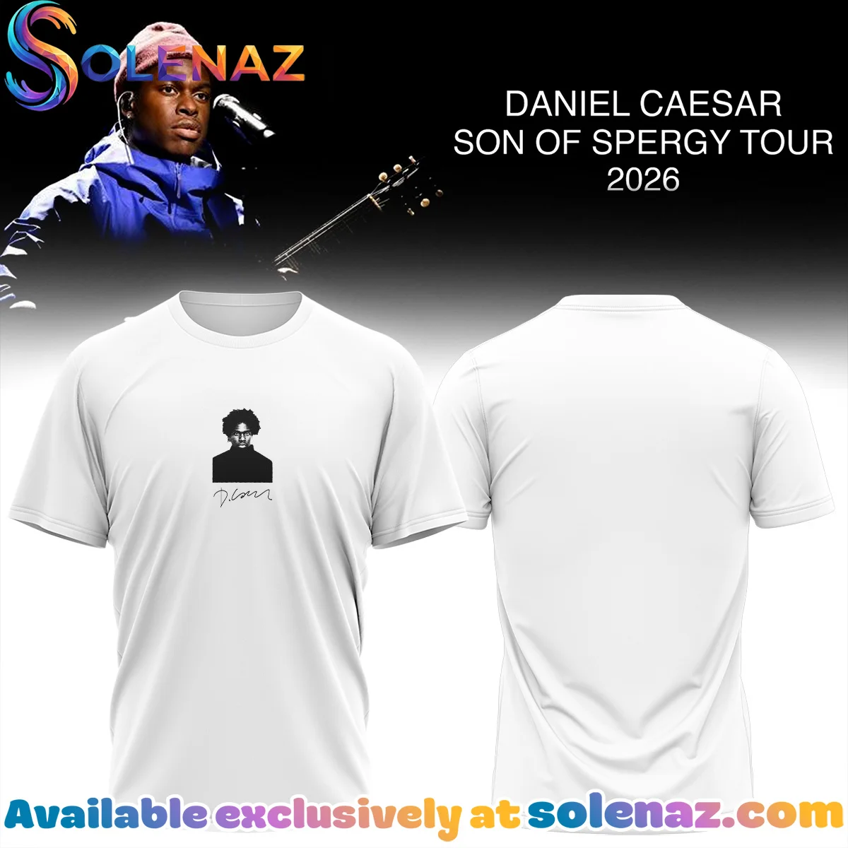 Daniel Caesar Son of Spergy Tour T-Shirt & Hoodie (Release 3)