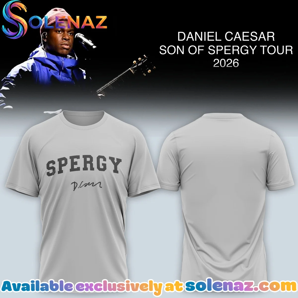 Daniel Caesar Son of Spergy Tour T-Shirt & Hoodie [Batch 5]