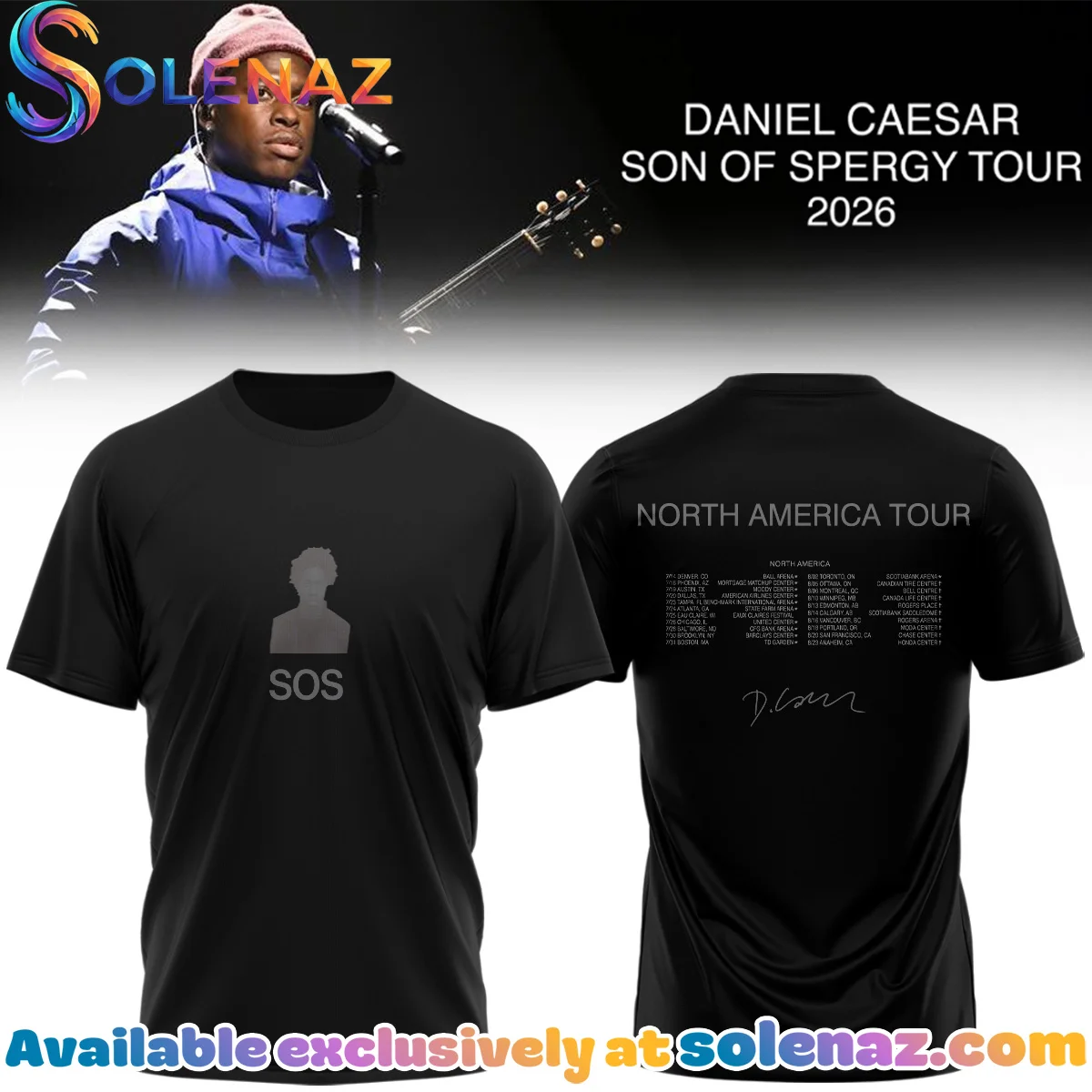 Daniel Caesar Son of Spergy Tour T-Shirt & Hoodie - Variant 21