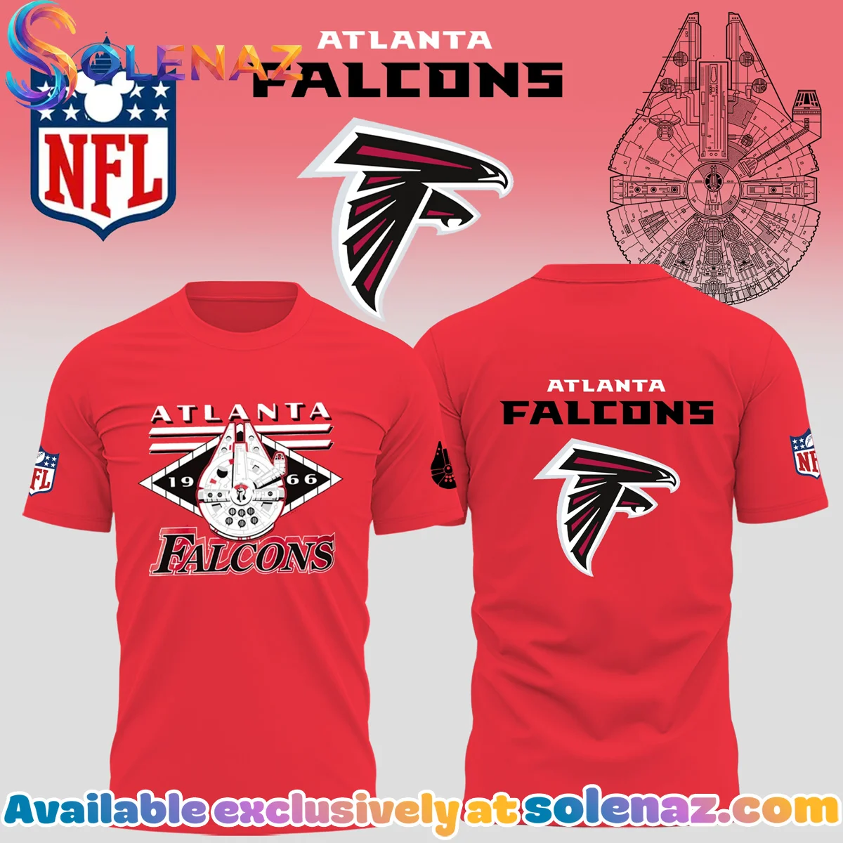 Disney x Atlanta Falcons T-Shirt & Hoodie [Drop 1]