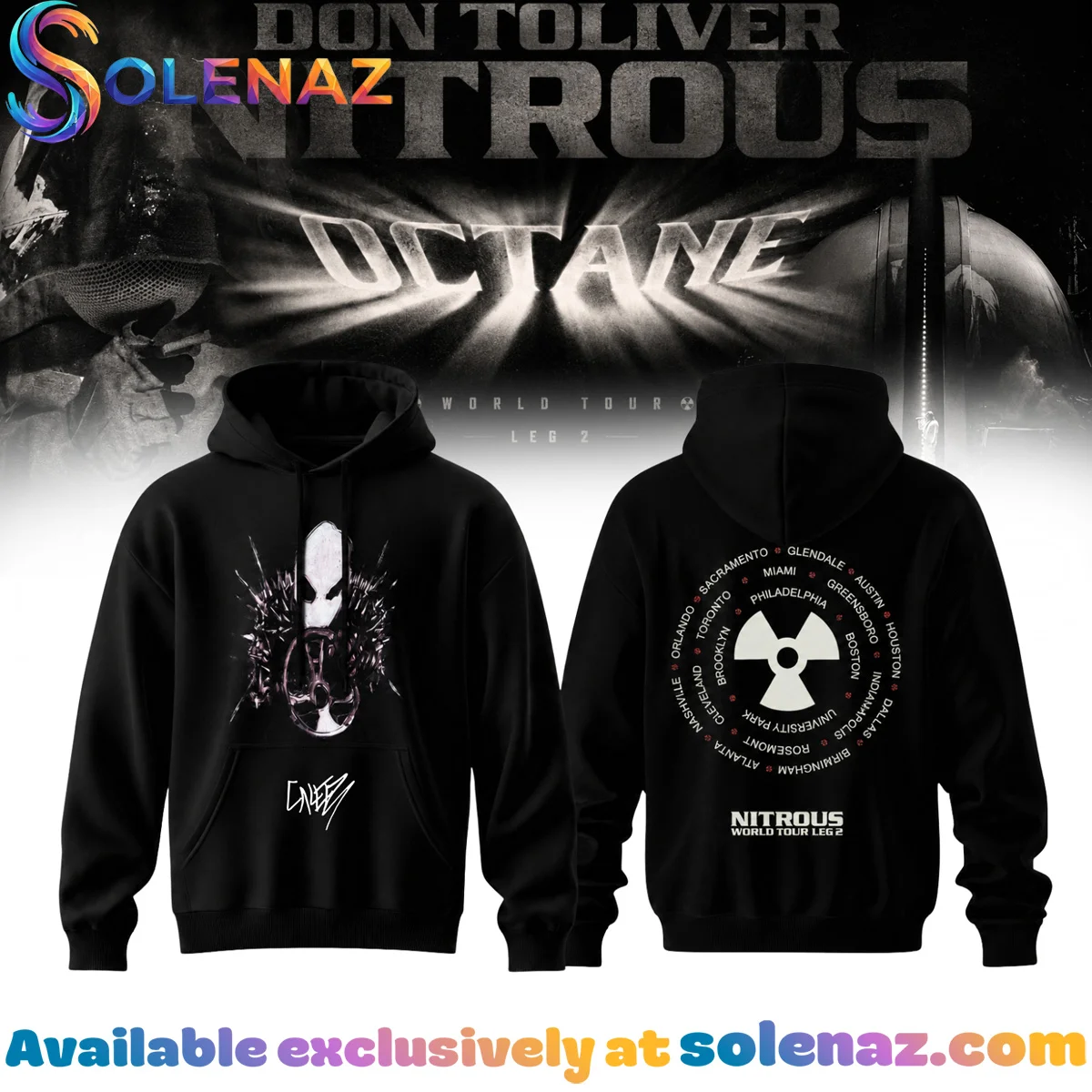 Don Toliver Nitrous Octane World Tour Signature Shirt & Hoodie [Drop 6]