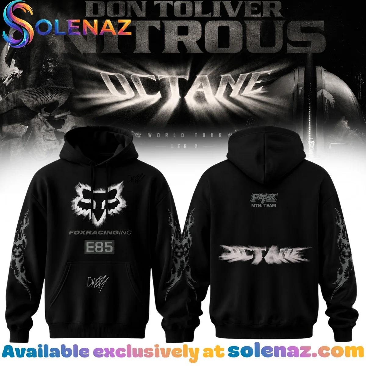 Don Toliver Nitrous Octane World Tour Signature T-Shirt & Hoodie - Series 1