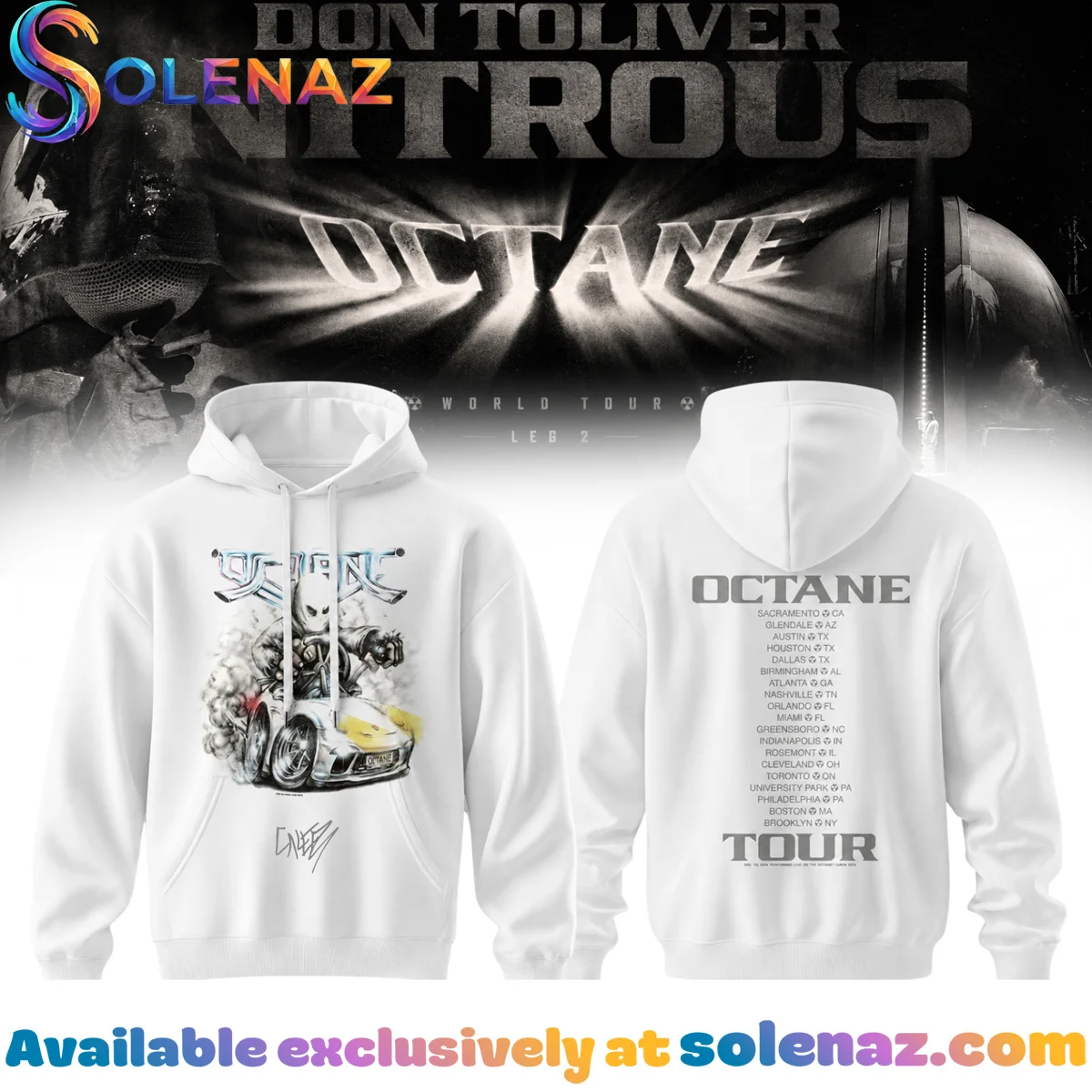 Don Toliver Nitrous Octane World Tour Signature T-Shirt & Hoodie - Part 3