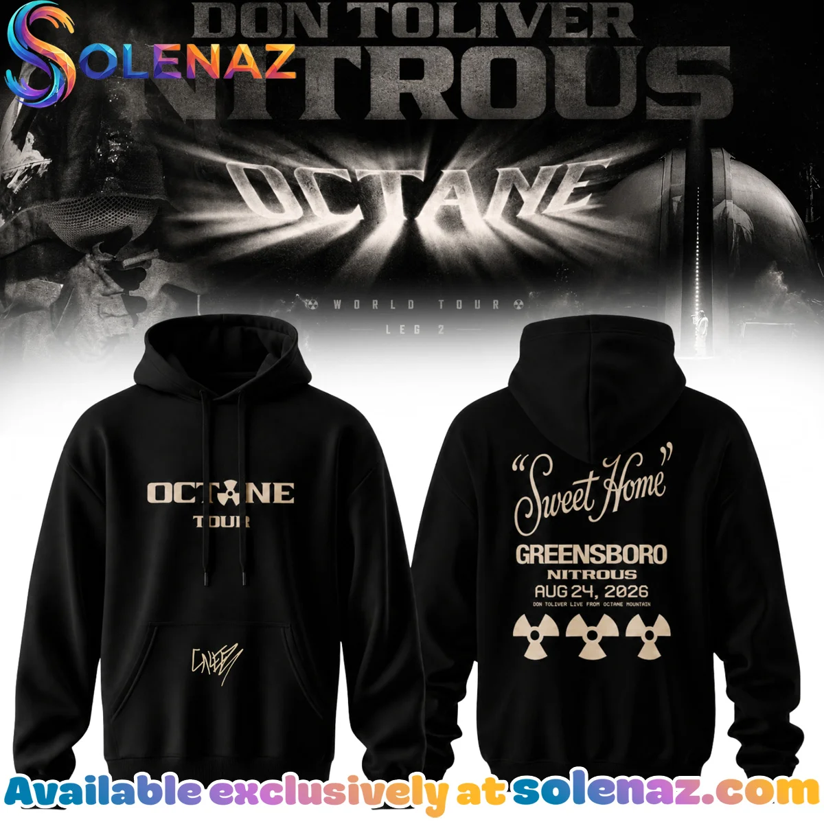 Don Toliver Nitrous Octane World Tour Signature T-Shirt & Hoodie - Part 5