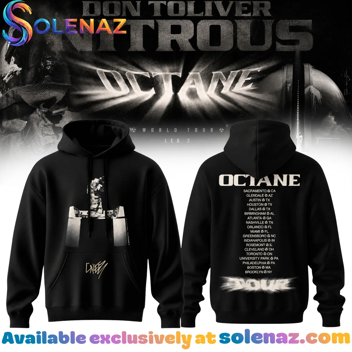 Don Toliver Nitrous Octane World Tour Signature Shirt & Hoodie [Drop 7]