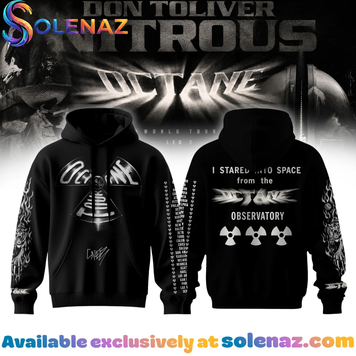 Don Toliver Nitrous Octane World Tour Signature T-Shirt & Hoodie (Design 8)