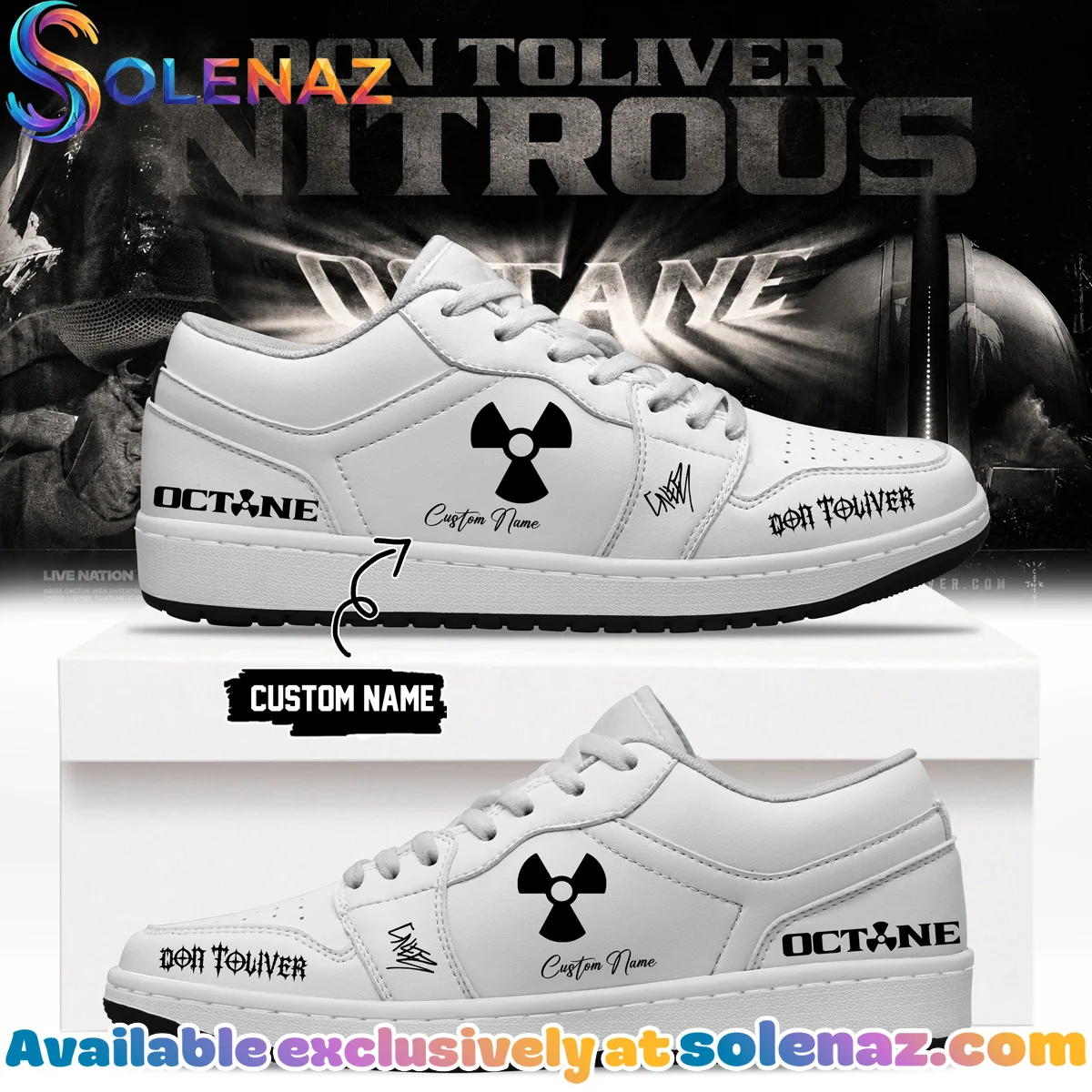 Don Toliver Nitrous Octane World Tour Signature Custom Air Force 1 & Jordan 1 Shoes (Release 3)