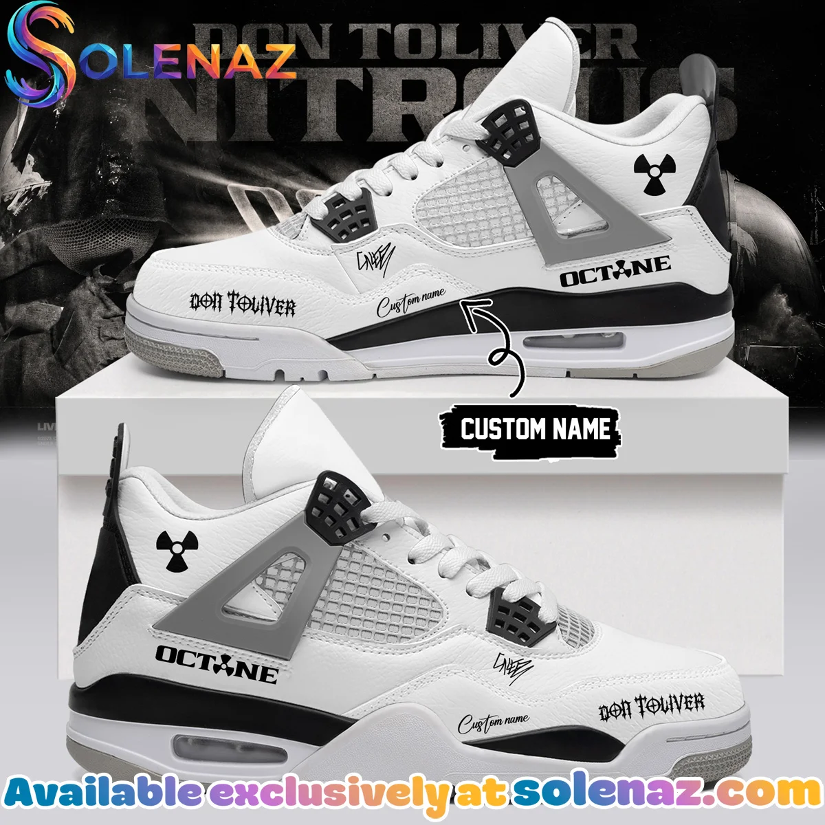 Don Toliver Nitrous Octane World Tour Signature Custom Air Force 1 & Jordan 1 Shoes [Drop 5]