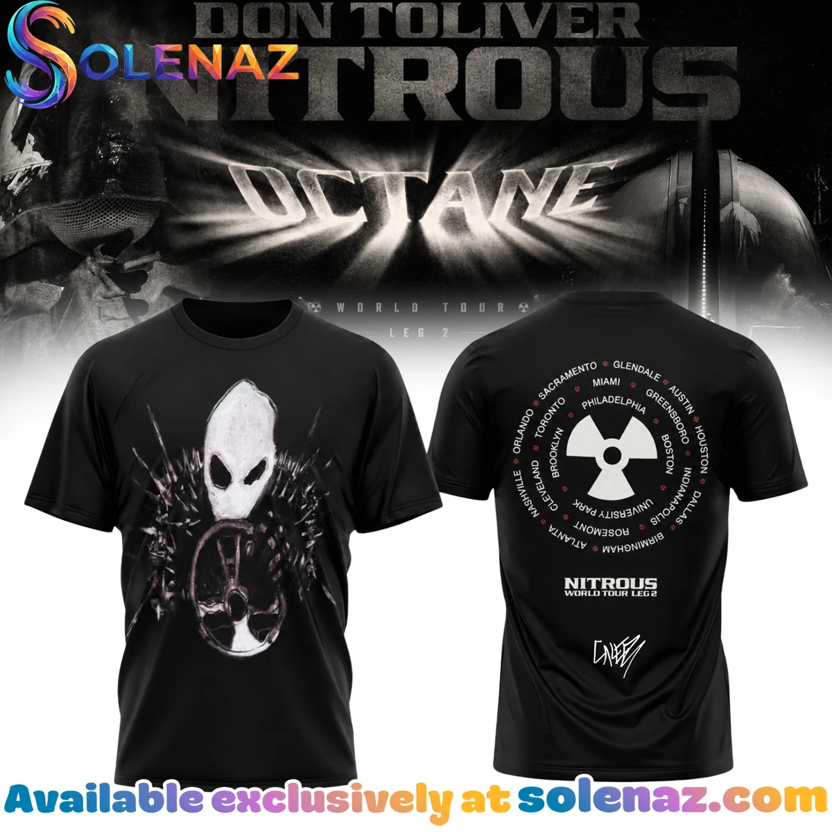 Don Toliver Nitrous Octane World Tour Signature Shirt & Hoodie (Release 11)