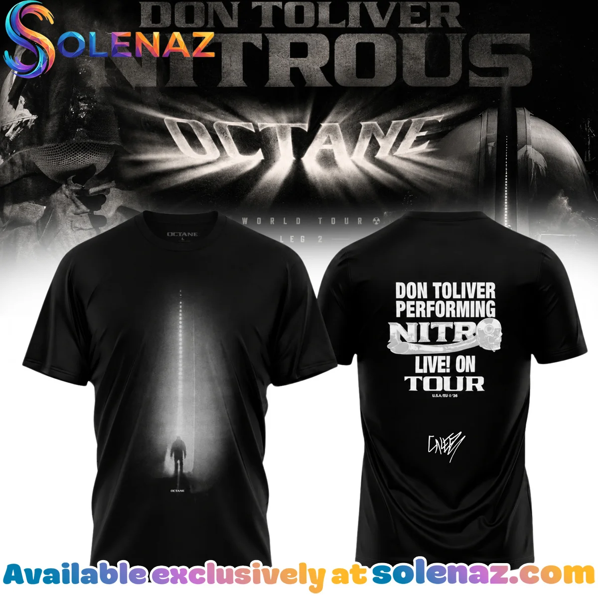 Don Toliver Nitrous Octane World Tour Signature T-Shirt & Hoodie (Design 8)