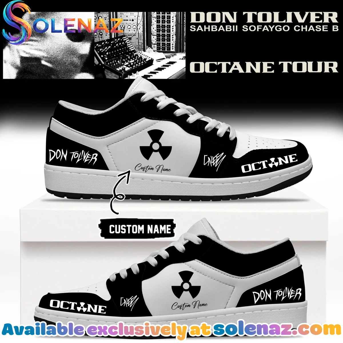 Don Toliver Octane Tour Signed Custom Air Force 1 & Jordan 1 Shoes - Part 2
