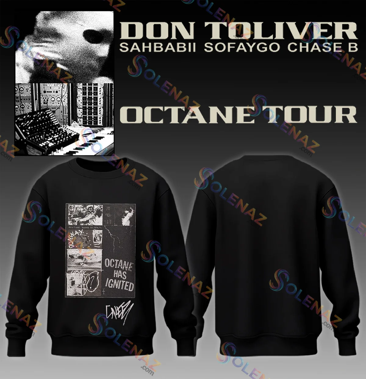 Don Toliver Octane Tour Signed Shirt & Hoodie (Style 6)