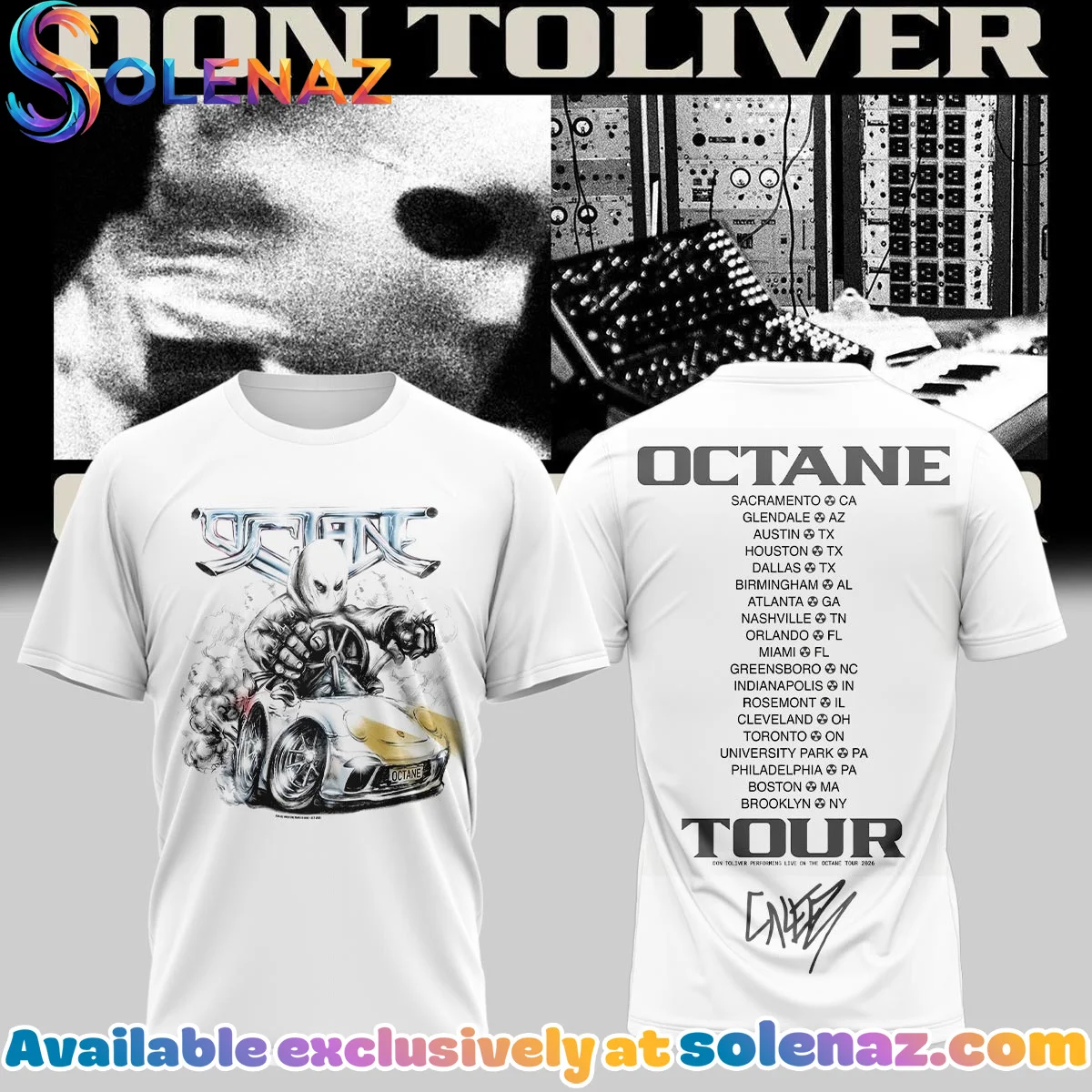 Don Toliver Octane Tour Signed T-Shirt & Hoodie - Series 24
