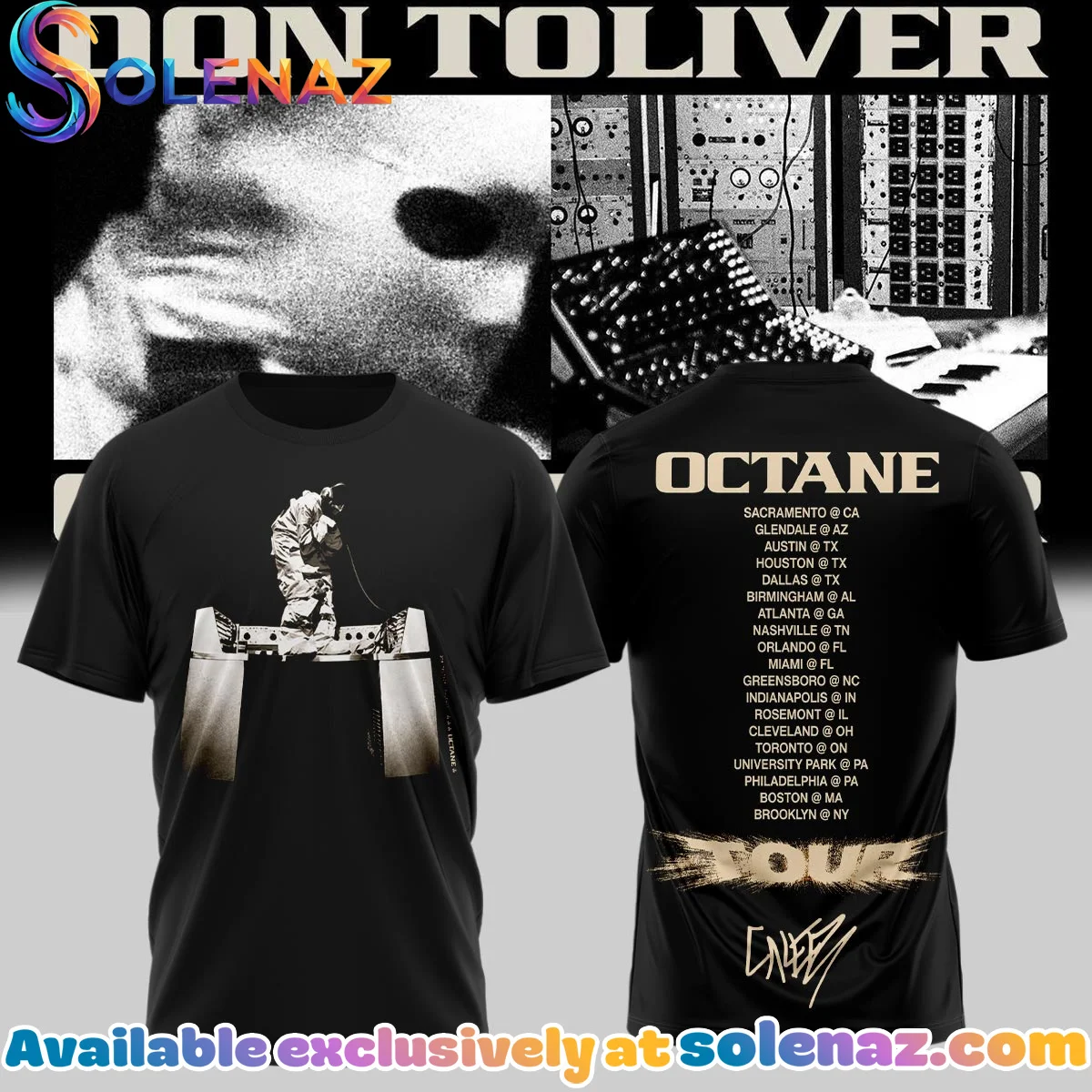 Don Toliver Octane Tour Signed Shirt & Hoodie (Design 30)