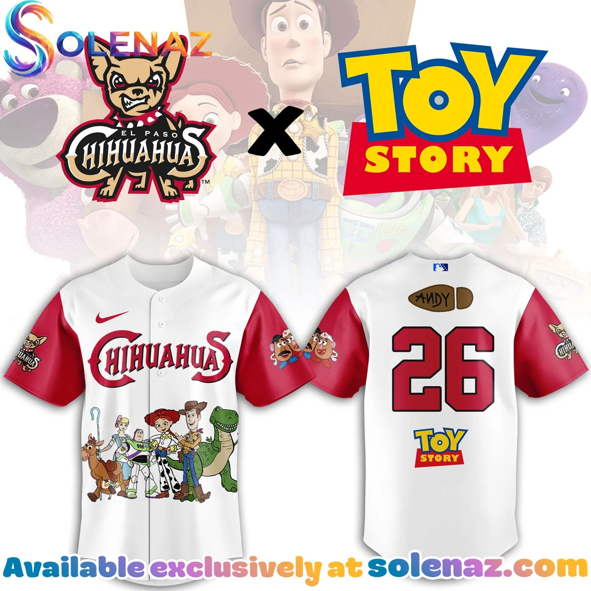 El Paso Chihuahuas Toy Story Jersey El Paso Chihuahuas Toy Story Jersey