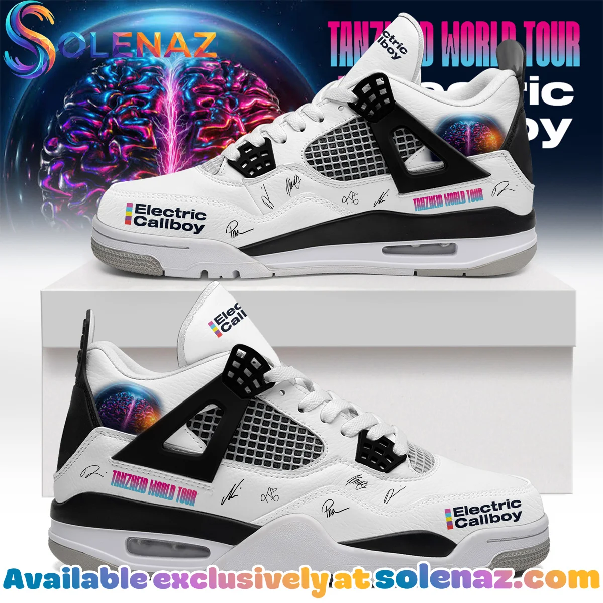 Electric Callboy Tanzneid World Tour Signature Custom Air Force 1 & Jordan 1 Shoes - Part 11