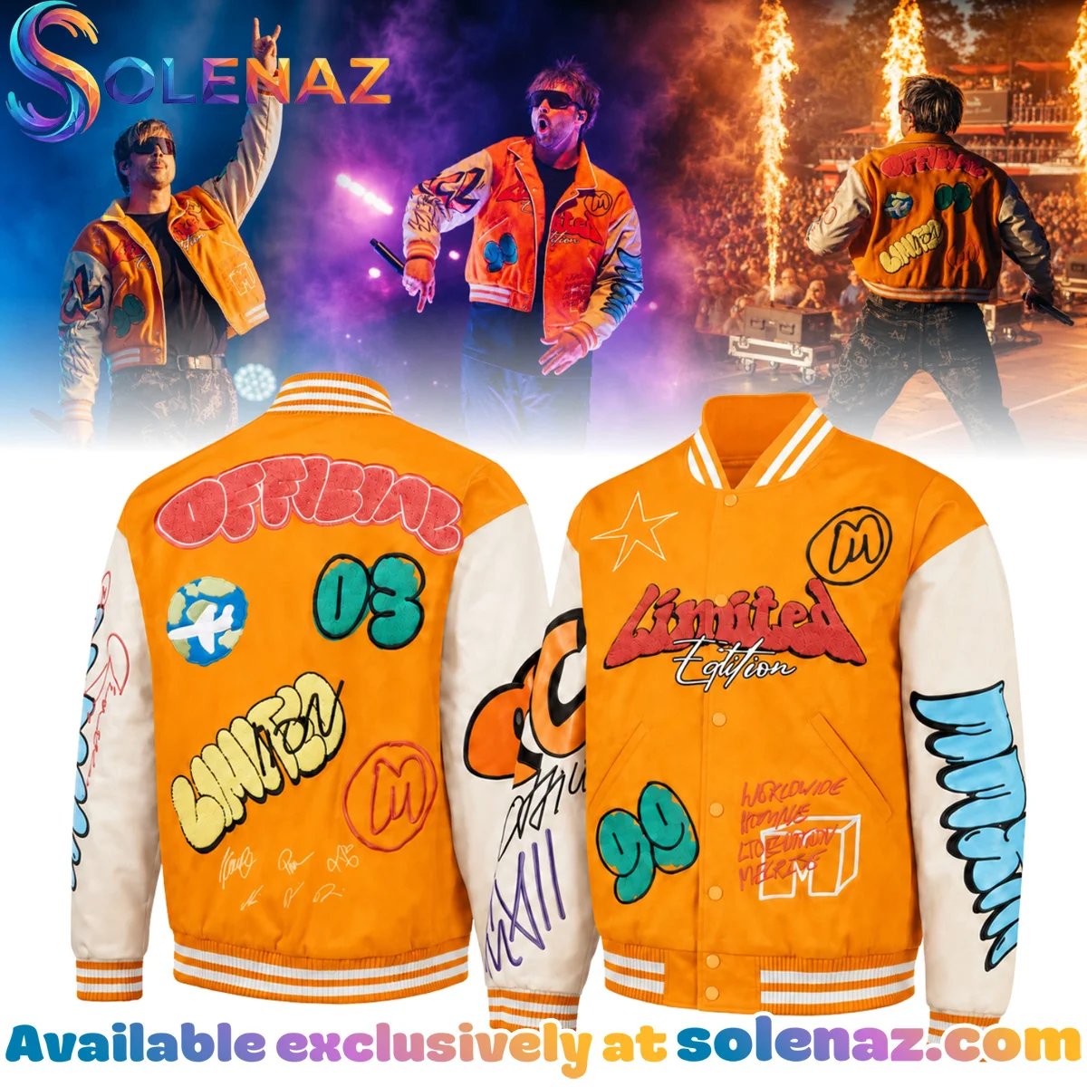 Electric Callboy Tanzneid World Tour Signed Bomber Jacket (Release 1)