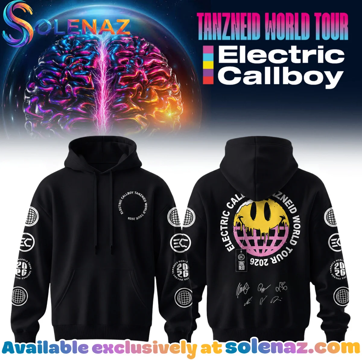 Electric Callboy Tanzneid World Tour Signed Shirt & Hoodie (Release 9)