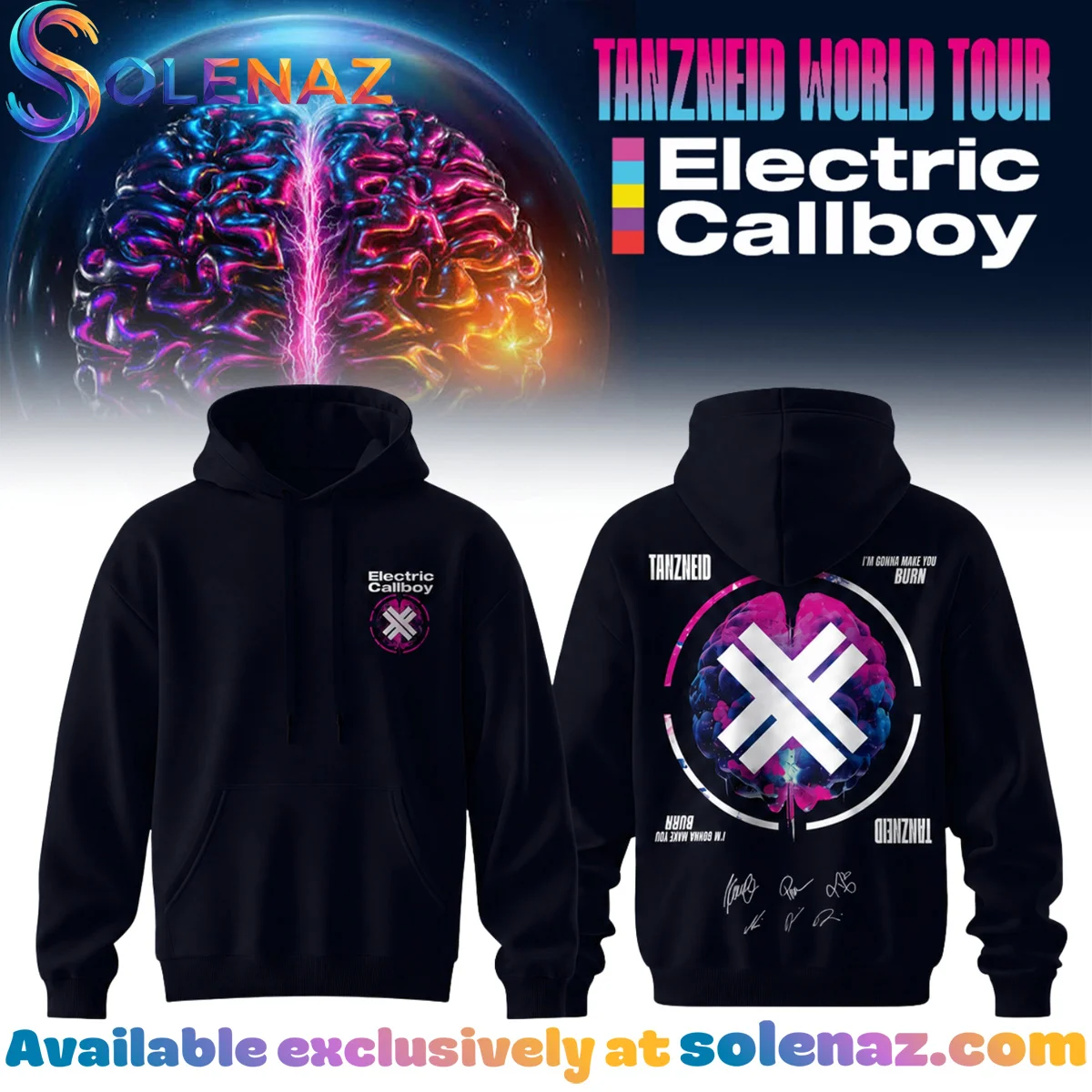 Electric Callboy Tanzneid World Tour Signed Shirt & Hoodie [Batch 3]