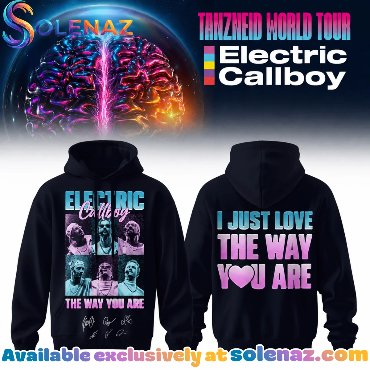 Electric Callboy Tanzneid World Tour Signed T-Shirt & Hoodie (Release 12)