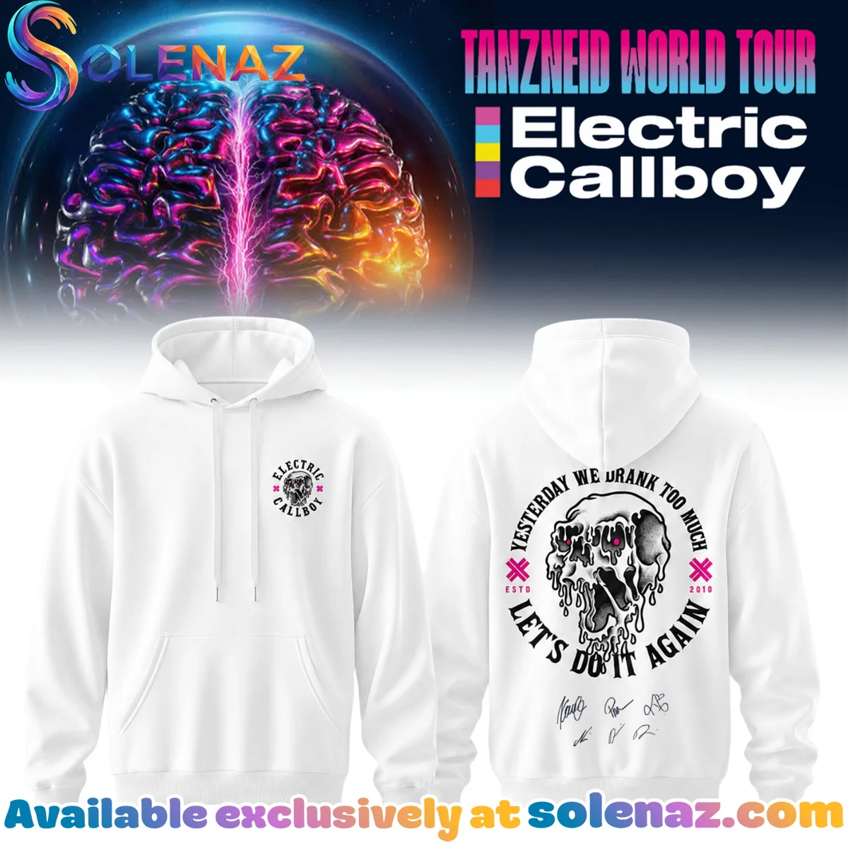 Electric Callboy Tanzneid World Tour Signed Shirt & Hoodie [Batch 7]