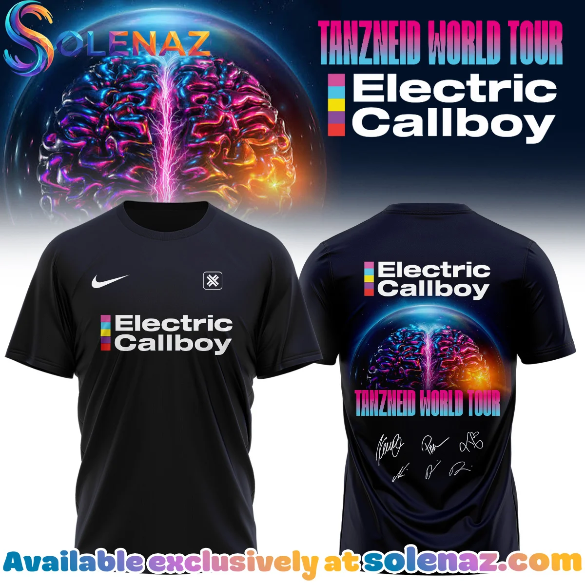 Electric Callboy Tanzneid World Tour Signed T-Shirt & Hoodie (Design 17)