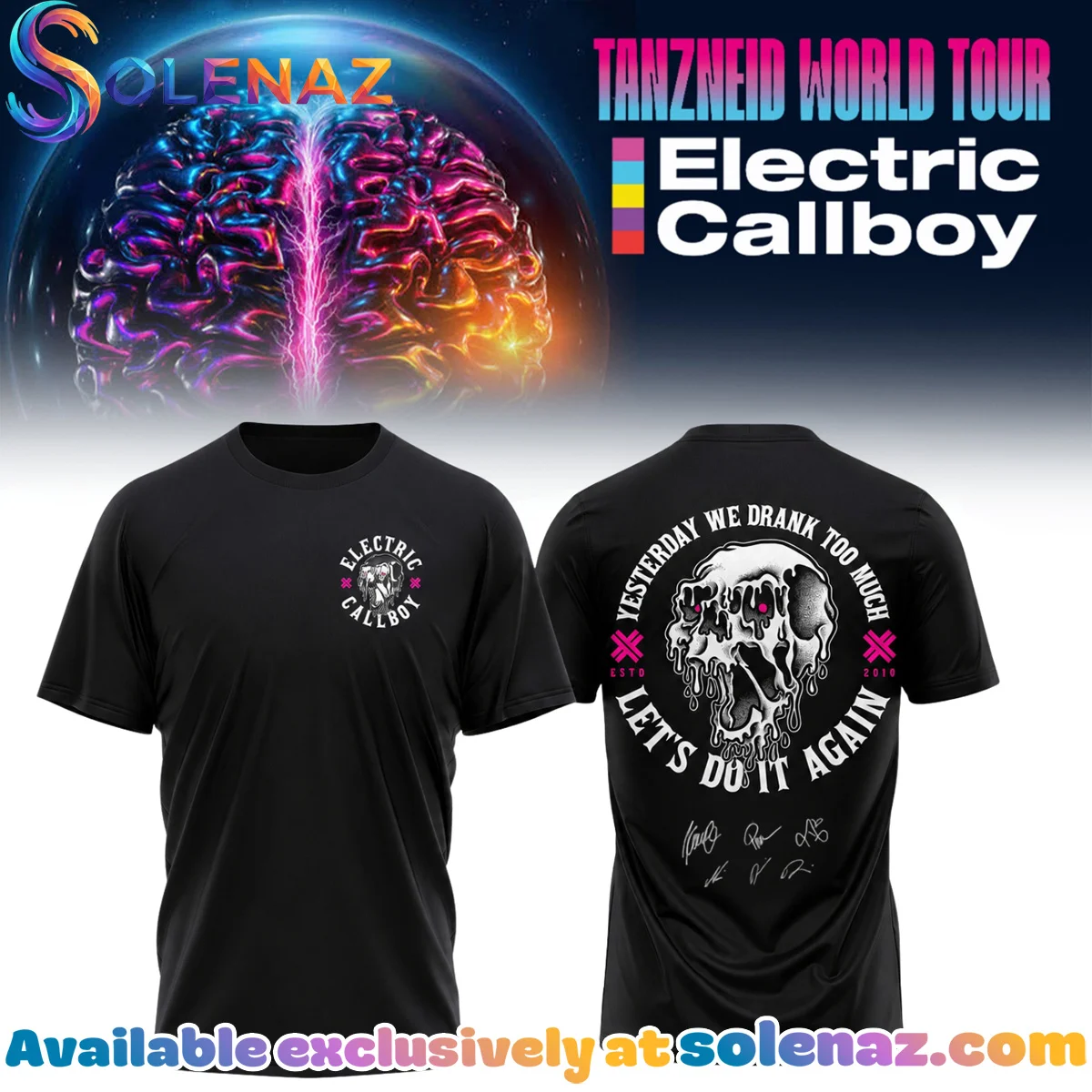 Electric Callboy Tanzneid World Tour Signed T-Shirt & Hoodie [Drop 23]