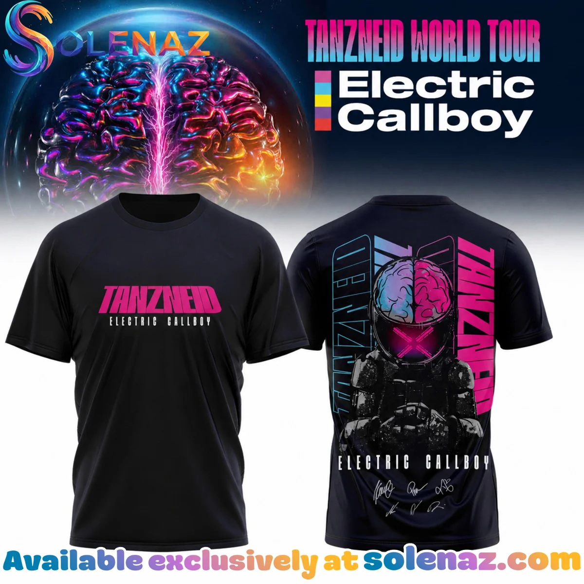 Electric Callboy Tanzneid World Tour Signed Shirt & Hoodie (Design 18)