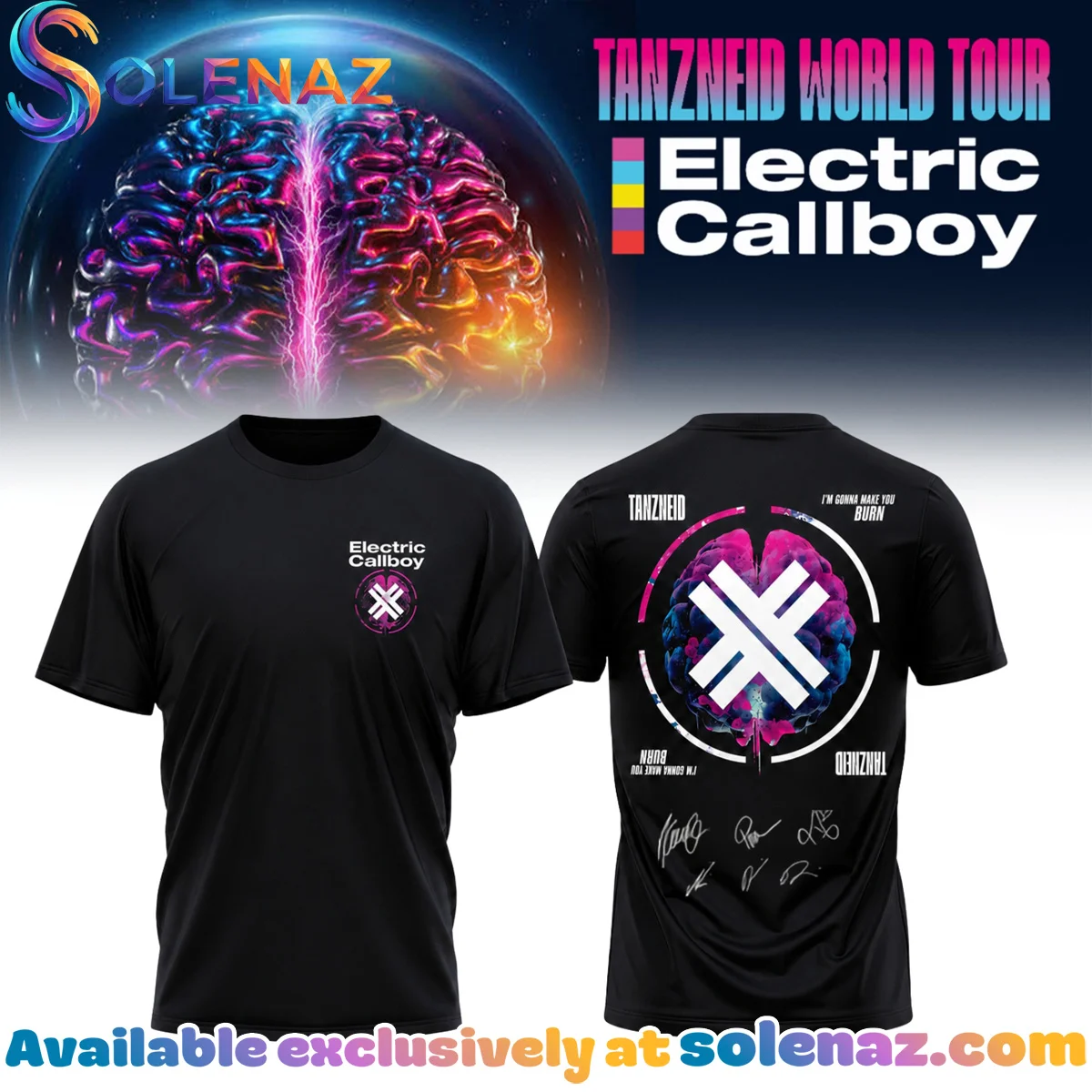 Electric Callboy Tanzneid World Tour Signed Shirt & Hoodie - Part 19