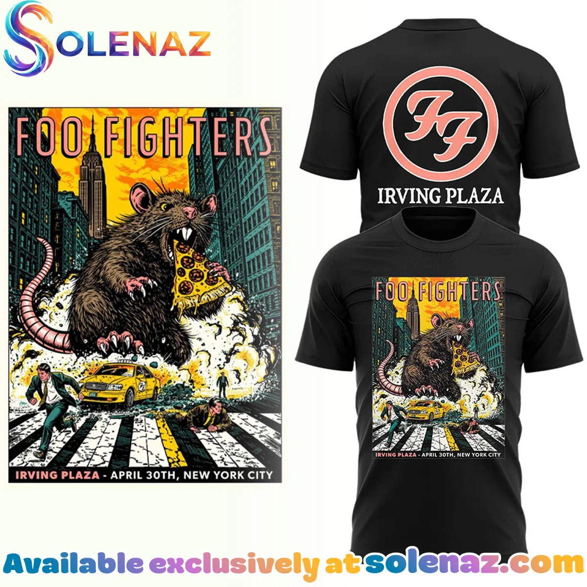 FF Secret Show Irving Plaza New York City T-Shirt & Hoodie - Variant 7