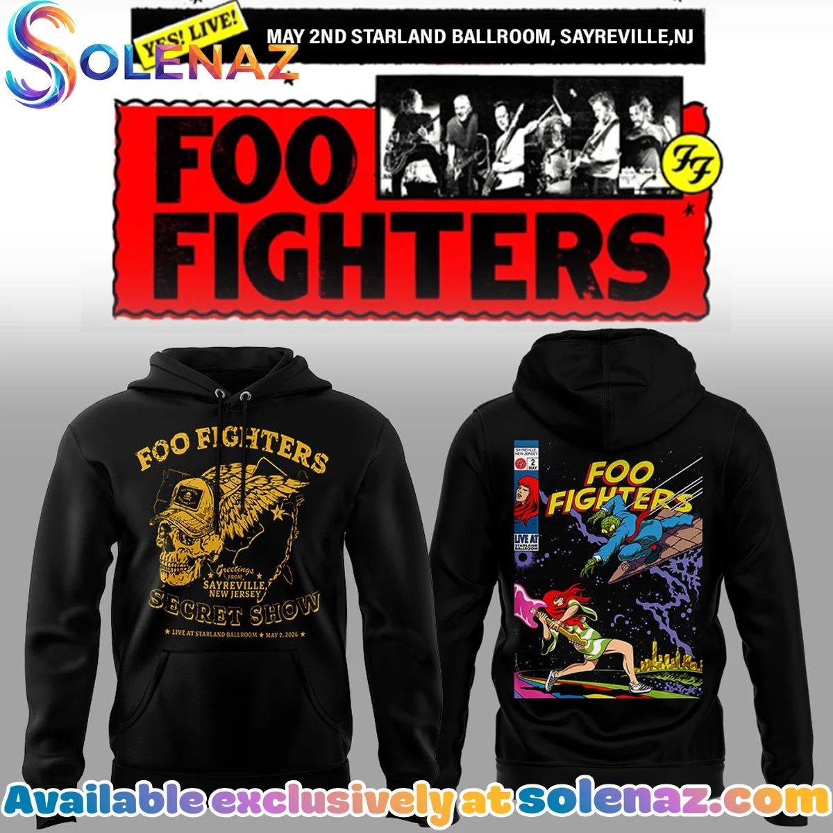FF Secret Show Starland Ballroom Sayreville T-Shirt & Hoodie - Part 1
